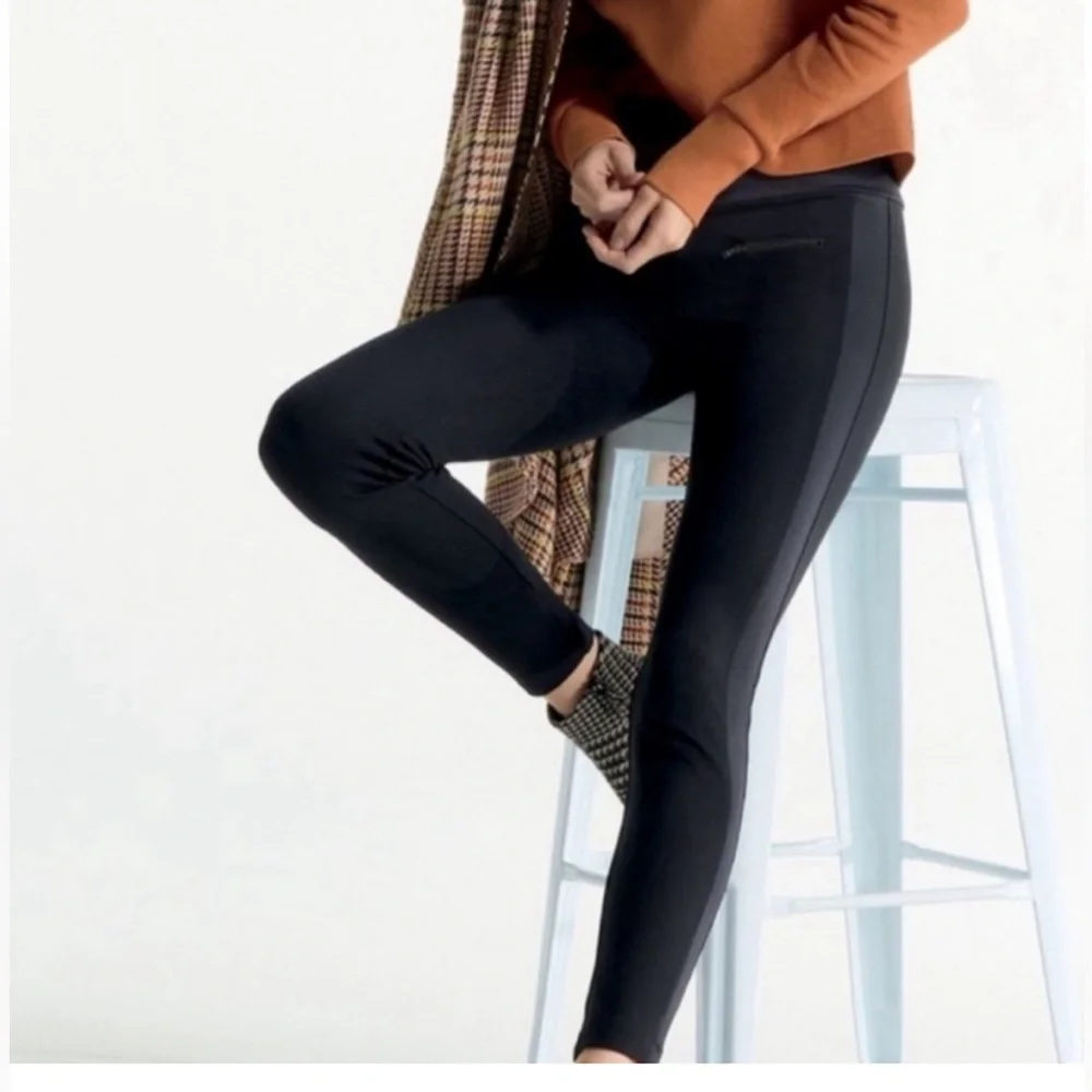 Cabi black tuxedo leggings #4323 size xs - Picture 1 of 10